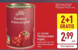 ALDI Pomidory drobno krojone All Seasons oferta