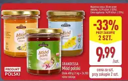 ALDI Miód polski różne rodzaje Grandessa oferta