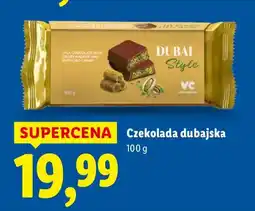 Lidl Czekolada dubajska Dubai Style oferta