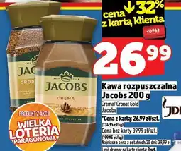 Topaz Kawa rozpuszczalna Jacobs Crema/Cronat Gold oferta