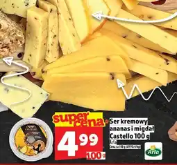Topaz Ser kremowy ananas i migdał Castello Arla oferta