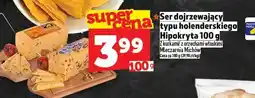 Topaz Ser dojrzewający typu holenderskiego Hipokryta Mleczarnia Michów oferta