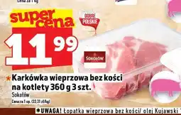 Topaz Karkówka wieprzowa bez kości na kotlety 360 g Sokołów oferta