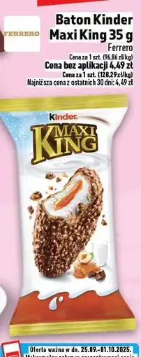 Topaz Baton Kinder Maxi King Ferrero oferta