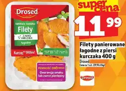 Topaz Filety panierowane łagodne z piersi kurczaka Drosed 400g oferta