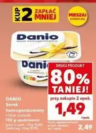 Kaufland Serek waniliowy Danone Danio oferta