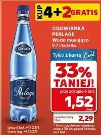Kaufland Woda musująca Cisowianka Perlage oferta