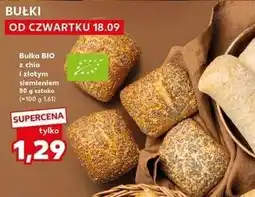 Kaufland Bułka z chia i złotym siemieniem K-Classic Bio oferta