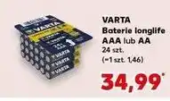 Kaufland Baterie longlife aaa Varta oferta