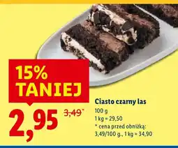 Lidl Ciasto czarny las Cukiernia Lidla oferta