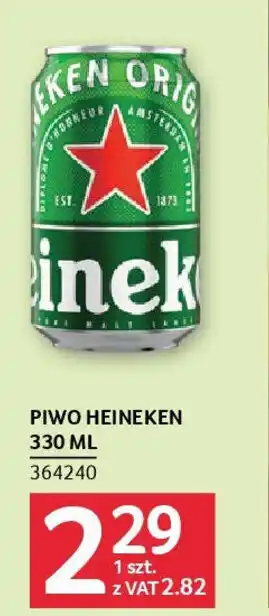 Selgros Piwo heineken oferta