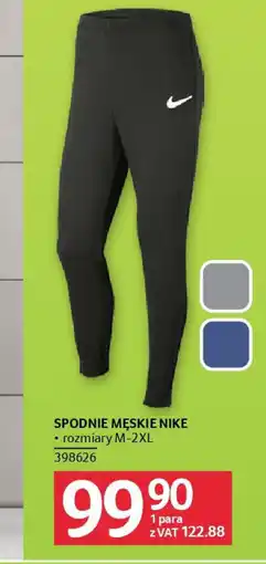 Selgros Spodnie męskie nike oferta