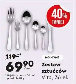 Biedronka Zestaw sztućców Vita, 36 el oferta