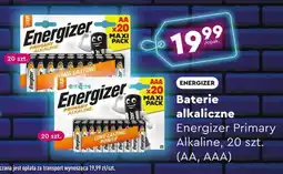 Biedronka Energizer Primary Alkaline, 20 szt. (AA, AAA) oferta