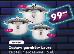 Biedronka Zestaw garnków Lauro oferta