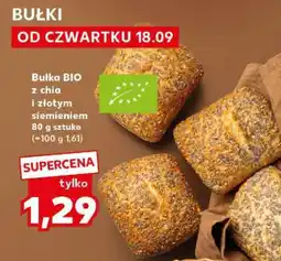 Kaufland Bułka BIO z chia i złotym siemieniem 80 g sztuka oferta