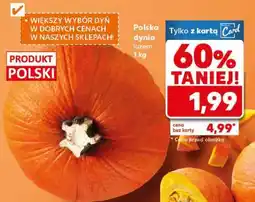 Kaufland Polska dynia luzem 1 kg oferta