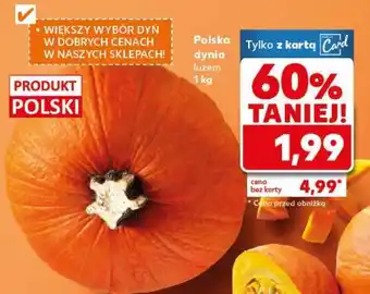 Kaufland Polska dynia luzem 1 kg oferta