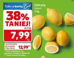 Kaufland Cytryny, luzem 1 kg oferta
