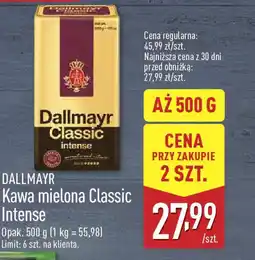 ALDI Dallmayr kawa mielona classic oferta
