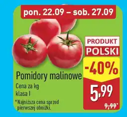 ALDI Pomidory malinowe oferta