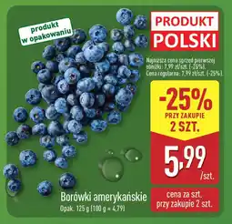 ALDI Borówki amerykańskie oferta