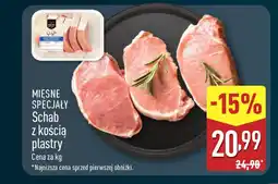 ALDI Mięsne specjały schab z kościa plastry oferta