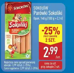 ALDI Sokołów parówki sokoliki oferta