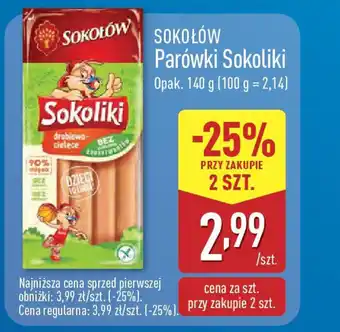 ALDI Sokołów parówki sokoliki oferta