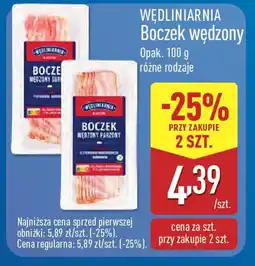 ALDI Wędliniarnia boczek wędzony oferta