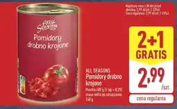 ALDI All seasons pomidory drobno krojone oferta
