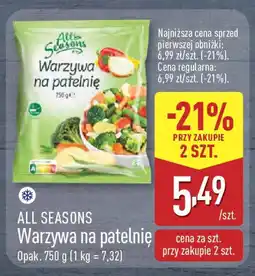 ALDI All Seasons Warzywa na patelnię oferta