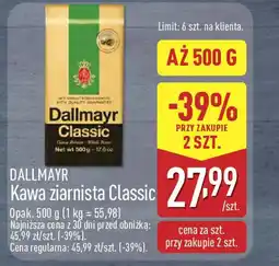 ALDI Dallmayr kawa ziarnista classic oferta