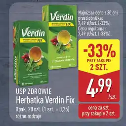 ALDI Usp zdrowie herbatka verdin fix oferta