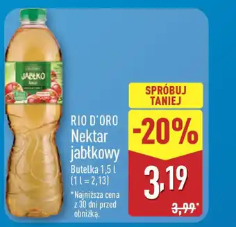 ALDI Rio d'oro nektar jabłkowy oferta