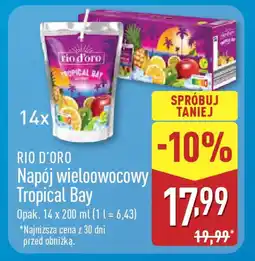 ALDI Rio d'oro napój wieloowocowy tropical bay oferta