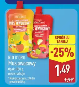 ALDI Rio d'oro mus owocowy oferta