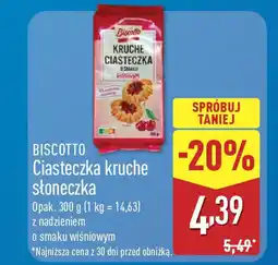 ALDI Biscotto ciasteczka kruche słoneczka oferta