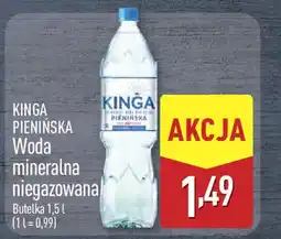ALDI Kinga pienińska woda mineralna niegazowana oferta