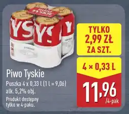 ALDI Piwo Tyskie oferta