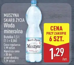 ALDI Muszyna skarb życia woda mineralna oferta