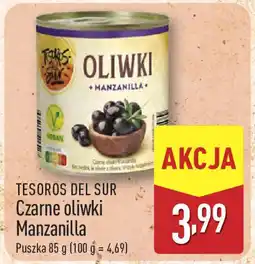 ALDI Tesoros del sur czarne oliwki manzanilla oferta