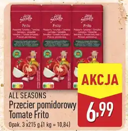 ALDI All seasons przecier pomidorowy tomate frito oferta