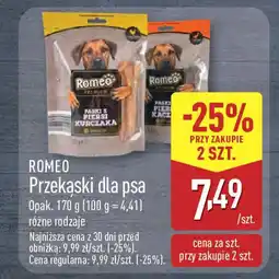 ALDI Romeo przekąski dla psa oferta