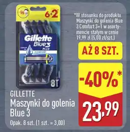 ALDI Gillette maszynki do golenia blue 3 oferta