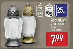 ALDI Znicz szklany z motywem oferta