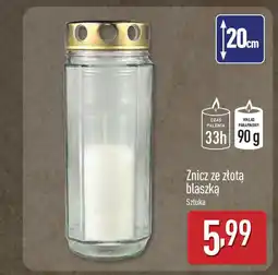 ALDI Znicz ze złotą blaszką oferta