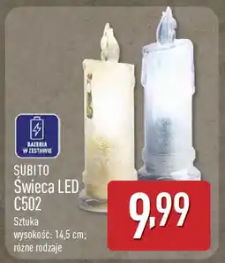 ALDI Subito świeca led c502 oferta