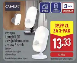 ALDI Casalux lampki led z czujnikiem ruchu oferta