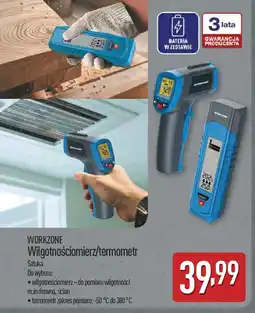 ALDI Workzone wilgotnościomierz/termometr oferta